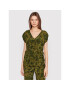 Sisley Bluză 5PYXLQ01F Verde Regular Fit - Pled.ro