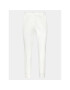 Sisley Pantaloni chino 4ED4LF00R Alb Slim Fit - Pled.ro