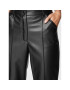 Sisley Pantaloni din imitație de piele 4MTMLF01Q Negru Regular Fit - Pled.ro