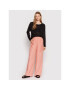 Sisley Pantaloni din material 48J6LF012 Roz Regular Fit - Pled.ro