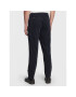 Sisley Pantaloni din material 4JPMSF017 Bleumarin Relaxed Fit - Pled.ro