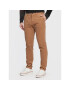 Sisley Pantaloni din material 4SFRSF01P Maro Slim Fit - Pled.ro