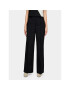 Sisley Pantaloni din material 4ZY7LF03L Negru Wide Leg - Pled.ro