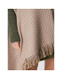 Sisley Poncho 6HKYWU00V Bej - Pled.ro