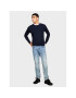 Sisley Pulover 10F2S1C78 Bleumarin Slim Fit - Pled.ro