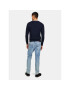 Sisley Pulover 10F2S1C78 Bleumarin Slim Fit - Pled.ro