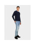 Sisley Pulover 10F2S1C78 Bleumarin Slim Fit - Pled.ro