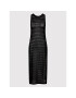 Sisley Rochie de plajă 3HTALH009 Negru Regular Fit - Pled.ro