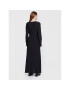 Sisley Rochie tip cămașă 4B5FLV01P Negru Regular Fit - Pled.ro