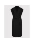 Sisley Vestă 2BFQLN004 Negru Regular Fit - Pled.ro