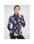 Skechers Geacă fără fermoar Skechcloud Winter Bloom Jacket JA3 Negru Regular Fit - Pled.ro