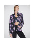 Skechers Geacă fără fermoar Skechcloud Winter Bloom Jacket JA3 Negru Regular Fit - Pled.ro