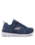 Skechers Pantofi Twisted Fortune 12614/NVBL Bleumarin - Pled.ro