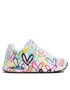 Skechers Sneakers Uno Spread The Love 55507/WMLT Alb - Pled.ro