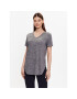 Skechers Tricou tehnic Diamond Blissful W1TS336 Gri Relaxed Fit - Pled.ro