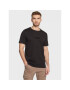 Solid Tricou Daniels 21107463 Negru Regular Fit - Pled.ro