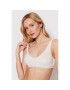 Stella McCartney Sutien top Ivy Chatting S6RK00780.10112 Alb - Pled.ro