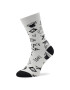 Stereo Socks Șosete Înalte Unisex Punk Alb - Pled.ro