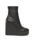 Steve Madden Botine Jassy SM11002158-02002-001 Negru - Pled.ro