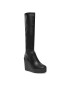 Steve Madden Cizme Justly Boot SM11002157 SM11002157-001 Negru - Pled.ro