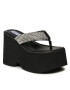 Steve Madden Flip flop Gwen-R SM11002393-010 Negru - Pled.ro