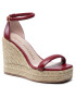 Stuart Weitzman Espadrile Nudist Espadril Wedge S0996 Roșu - Pled.ro