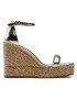 Stuart Weitzman Espadrile Nudist S0997 Auriu - Pled.ro