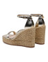 Stuart Weitzman Espadrile Nudist S0997 Auriu - Pled.ro