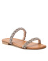 Stuart Weitzman Șlapi Addison Slide Sandal S7048 Argintiu - Pled.ro