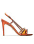 Stuart Weitzman Sandale Mondrian Glam 100 Sa SC242 Portocaliu - Pled.ro