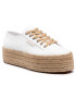 Superga Espadrile 2790 Drill Denim Rope S41115W Alb - Pled.ro