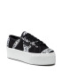 Superga Teniși 2790 Lettering Tape Jellysole S41161W Negru - Pled.ro