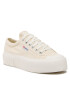 Superga Teniși 2631 Stripe Platform S5111SW Bej - Pled.ro