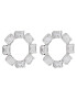 Swarovski Cercei Millenia Pe Hoop Circle S 5618629 Argintiu - Pled.ro