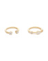 Swarovski Set de 2 inele Constella Ring 5640966 Auriu - Pled.ro