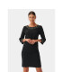 Tatuum Rochie de zi Lintiko T2322.204 Negru Slim Fit - Pled.ro