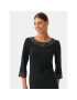 Tatuum Rochie de zi Lintiko T2322.204 Negru Slim Fit - Pled.ro