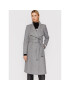 Ted Baker Trench Wool Wrap 249306 Gri Regular Fit - Pled.ro