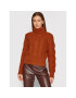 The Kooples Bluză cu gât Turtleneck FPUL23016K Portocaliu Regular Fit - Pled.ro