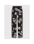 The Kooples Pantaloni din material Orchid Scarf FPAN24077K Negru Casual Fit - Pled.ro