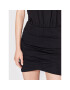 The Kooples Rochie de zi Carry Over FROB25067K Negru Regular Fit - Pled.ro