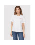 The Kooples Tricou Carry Over FTSC25026K Alb Regular Fit - Pled.ro