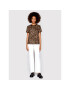 The Kooples Tricou Leopard FTSC25002K Maro Slim Fit - Pled.ro