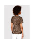 The Kooples Tricou Leopard FTSC25002K Maro Slim Fit - Pled.ro