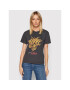 The Kooples Tricou Rock Screen Print FTSC24012K Gri Regular Fit - Pled.ro