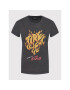 The Kooples Tricou Rock Screen Print FTSC24012K Gri Regular Fit - Pled.ro