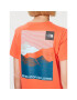 The North Face Tricou Foundation Graphic NF0A55B2 Portocaliu Regular Fit - Pled.ro