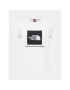 The North Face Tricou M S/S Raglan Redbox Tee - EuNF0A3BQOFN41 Alb Regular Fit - Pled.ro