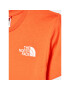 The North Face Tricou Simple Dome NF0A82EA Portocaliu Regular Fit - Pled.ro