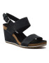 Timberland Sandale Capri Sunset Wedge TB0A1MSY0151 Negru - Pled.ro